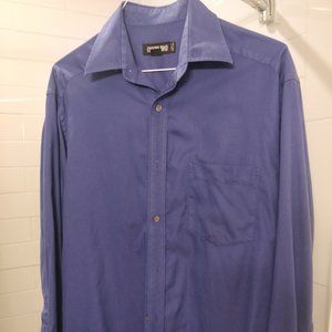 Men's Country Road Blue Dress Shirt - M (runs large)